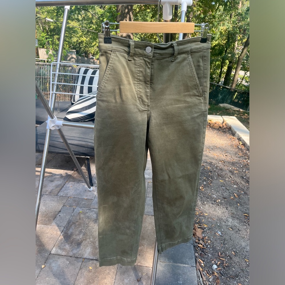 Everlane The Straight-Leg Crop Olive Women’s 2
